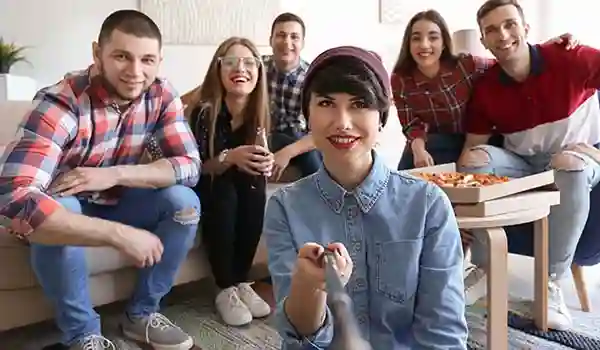 Equipe multidisciplinar de saúde mental em atendimento
